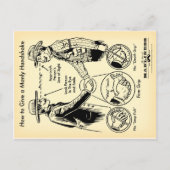 Hoe te om een Manly Briefkaart van de Handdruk te  (Voorkant)