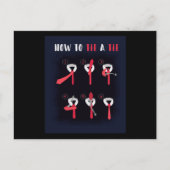 Hoe te om een Stropdas te Stropdassen Briefkaart (Voorkant)