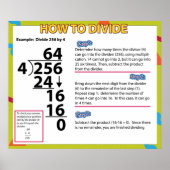 Hoe te om het Poster van de Wiskunde te verdelen (Voorkant)