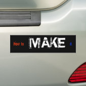 hoe te om het te MAKEN Bumpersticker (Op auto)