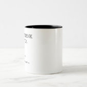 Hoe te om Hete Tea te Drinken Tweekleurige Koffiemok (Center)