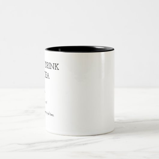Hoe te om Hete Tea te Drinken Tweekleurige Koffiemok (Center)