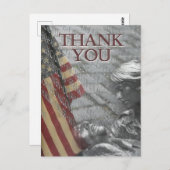 Hoe te om Militaire Veteranen te bedanken Briefkaart (Voorkant / Achterkant)