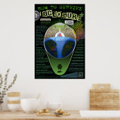 Hoe te overleven OPNAME Poster (Keuken)