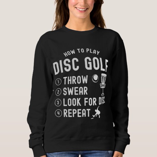 Hoe te spelen Disc Golf Grappig Trui (Voorkant)