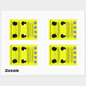 Hoe te stoppen en Airborne Virus Paper stickers (Vel)