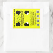 Hoe te stoppen en Airborne Virus Paper stickers (Tas)