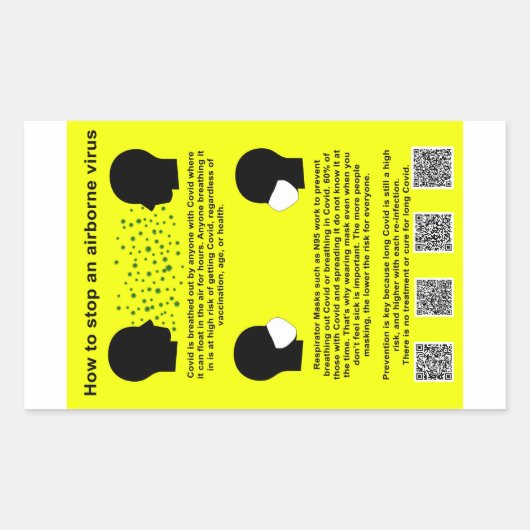 Hoe te stoppen en Airborne Virus Paper stickers (Voorkant)