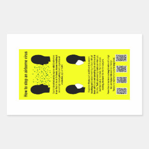 Hoe te stoppen en Airborne Virus Paper stickers