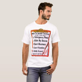 Hoe te - Tyranny (licht) T-shirt (Voorkant volledig)
