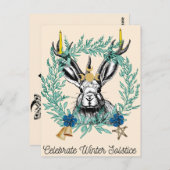 Hoe te vieren Winter Solstice Briefkaart (Voorkant / Achterkant)