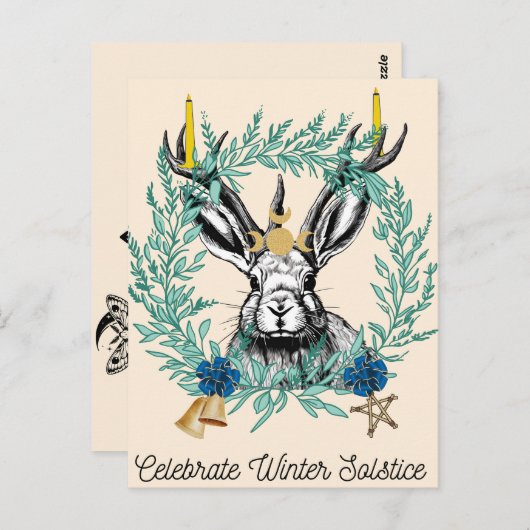 Hoe te vieren Winter Solstice Briefkaart (Voorkant / Achterkant)