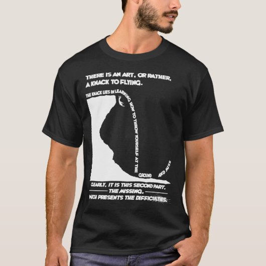 Hoe te vliegen (wit) t-shirt (Voorkant)