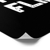 Hoe Thyme met Funny Herb Pun Dark BG vliegt Poster (Hoek)