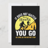 Hoe traag je gaat save the date (Voorkant)