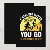 Hoe traag je gaat save the date (Voorkant / Achterkant)