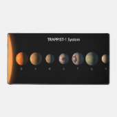 Hoe Trappist-1's zeven planeten eruit zouden kunne Bureaumat (Voorkant)