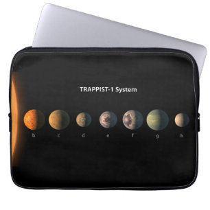 Hoe Trappist-1's zeven planeten eruit zouden kunne Laptop Sleeve