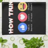 Hoe Trinis reageert Theedoek (Gevouwen)