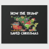 Hoe Trump de kerstdagen heeft gered Cadeaupapier (Vlak)