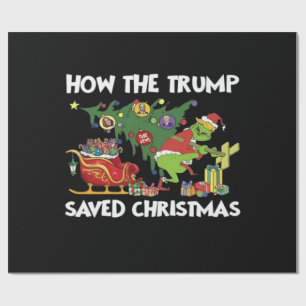Hoe Trump de kerstdagen heeft gered Cadeaupapier