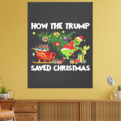 Hoe Trump de kerstdagen heeft gered Canvas Afdruk (Insitu (Woonkamer))
