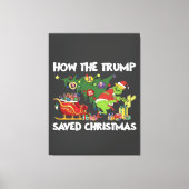 Hoe Trump de kerstdagen heeft gered Canvas Afdruk (Voorkant)