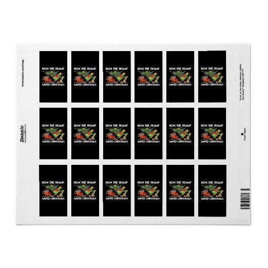 Hoe Trump de kerstdagen heeft gered Etiket (Full Sheet)