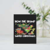 Hoe Trump de kerstdagen heeft gered Informatiekaartje (Staand voorkant)