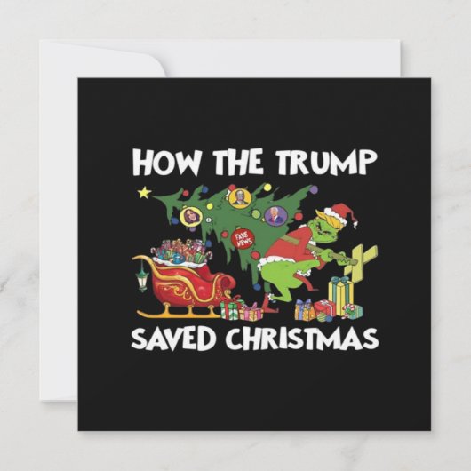 Hoe Trump de kerstdagen heeft gered Kaart (Voorkant)