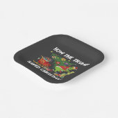 Hoe Trump de kerstdagen heeft gered Papieren Bordje (Gebogen)