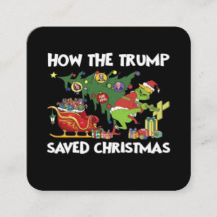 Hoe Trump de kerstdagen heeft gered Vierkante Visitekaartje