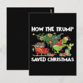 Hoe Trump Kerstmis redde Briefkaart (Voorkant / Achterkant)