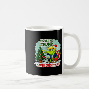 Hoe Trump Kerstmis redde Funny Trump Kerstmis Koffiemok
