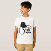 "Hoe u tefilline" (zwart) T-shirt (Voorkant volledig)