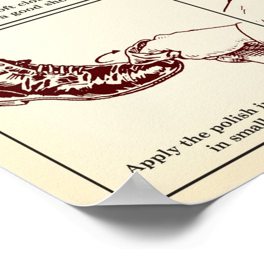 Hoe u uw schoenen met het Poster van de geïllustre (Hoek)