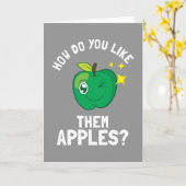 Hoe u van hen Appelen houdt Kaart (Gele Bloem)