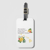 Hoe ver ik ga noem ik nog steeds Hawaii Home Bagagelabel (Voorkant (verticaal))