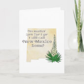 Hoe ver ik ga noem ik nog steeds New Mexico Kaart (Voorkant)
