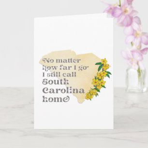 Hoe ver ik ga noem ik nog steeds South Carolina Kaart