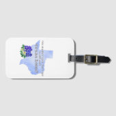 Hoe ver ik ga noem ik nog steeds Texas Home Bagagelabel (Voorkant (horizontaal))