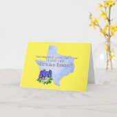 Hoe ver ik ga noem ik nog steeds Texas Home Kaart (Gele Bloem)