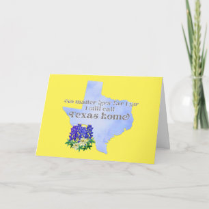 Hoe ver ik ga noem ik nog steeds Texas Home Kaart