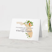 Hoe ver ik nog ga noem ik Florida Home C Kaart (Voorkant)