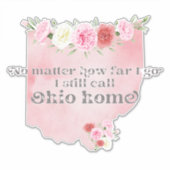 Hoe ver ik nog ga noem ik Ohio thuis Sticker (Voorkant)