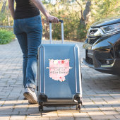 Hoe ver ik nog ga noem ik Ohio thuis Sticker (Koffer Insitu)