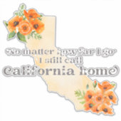 Hoe ver ik nog steeds Californië noem Sticker (Voorkant)