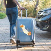 Hoe ver ik nog steeds Californië noem Sticker (Koffer Insitu)