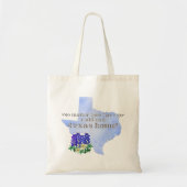 Hoe ver ik ook ga naar Texas Custom Name Tote Bag (Voorkant)