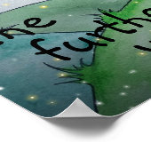 Hoe verder je reist, hoe verder je gaat poster (Hoek)